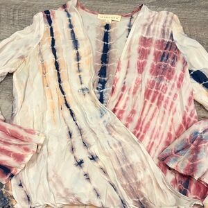 Lovestitch Multicolor Tie-Dye Blouse
